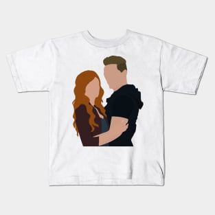 Clary and Jace - Shadowhunters Kids T-Shirt